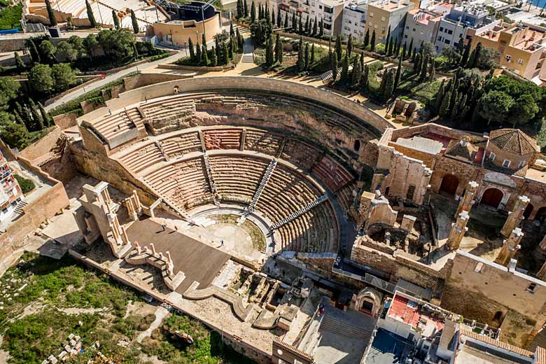 The remarkable ruins of the Roman Theatre