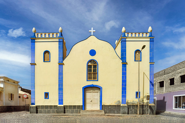 A striking church in Sal Rei, Boa Vista