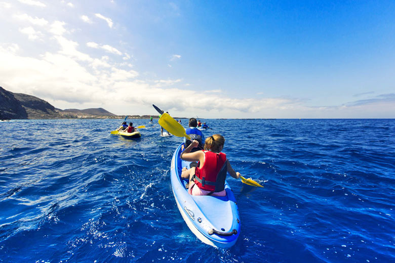 Forget banana boats: try sea kayaking