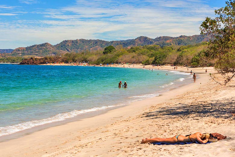 The beach at Playa Conchal, Costa Rica